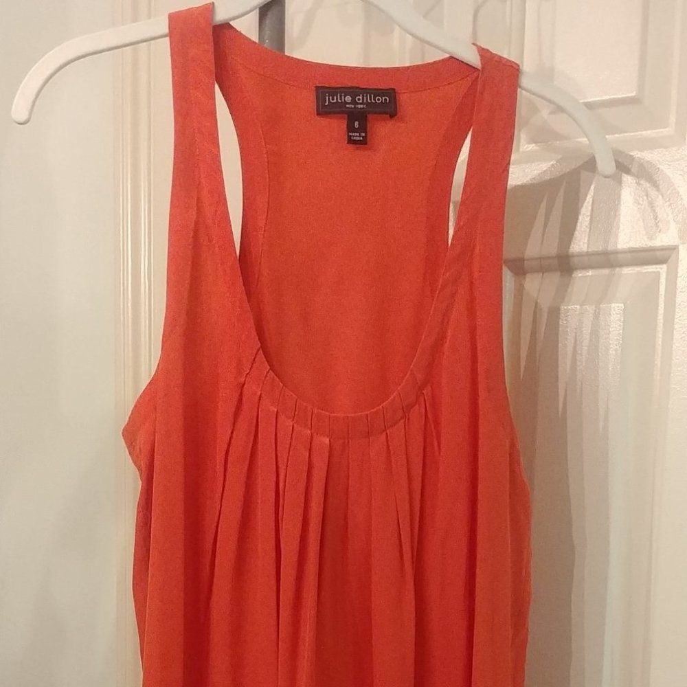 Red/Coral Casual Dress